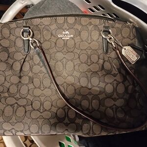 Coach Brown Signature Tote Bag